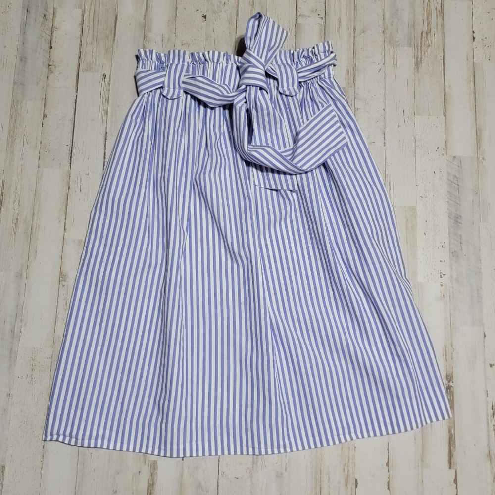 LaRoque Paperbag Waist Midi Skirt